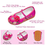 VORLITS Encanto Mirabel Shoes for Girls Halloween Cosplay Costume Dress Up Mary Jane Ballerina Flats Shoes