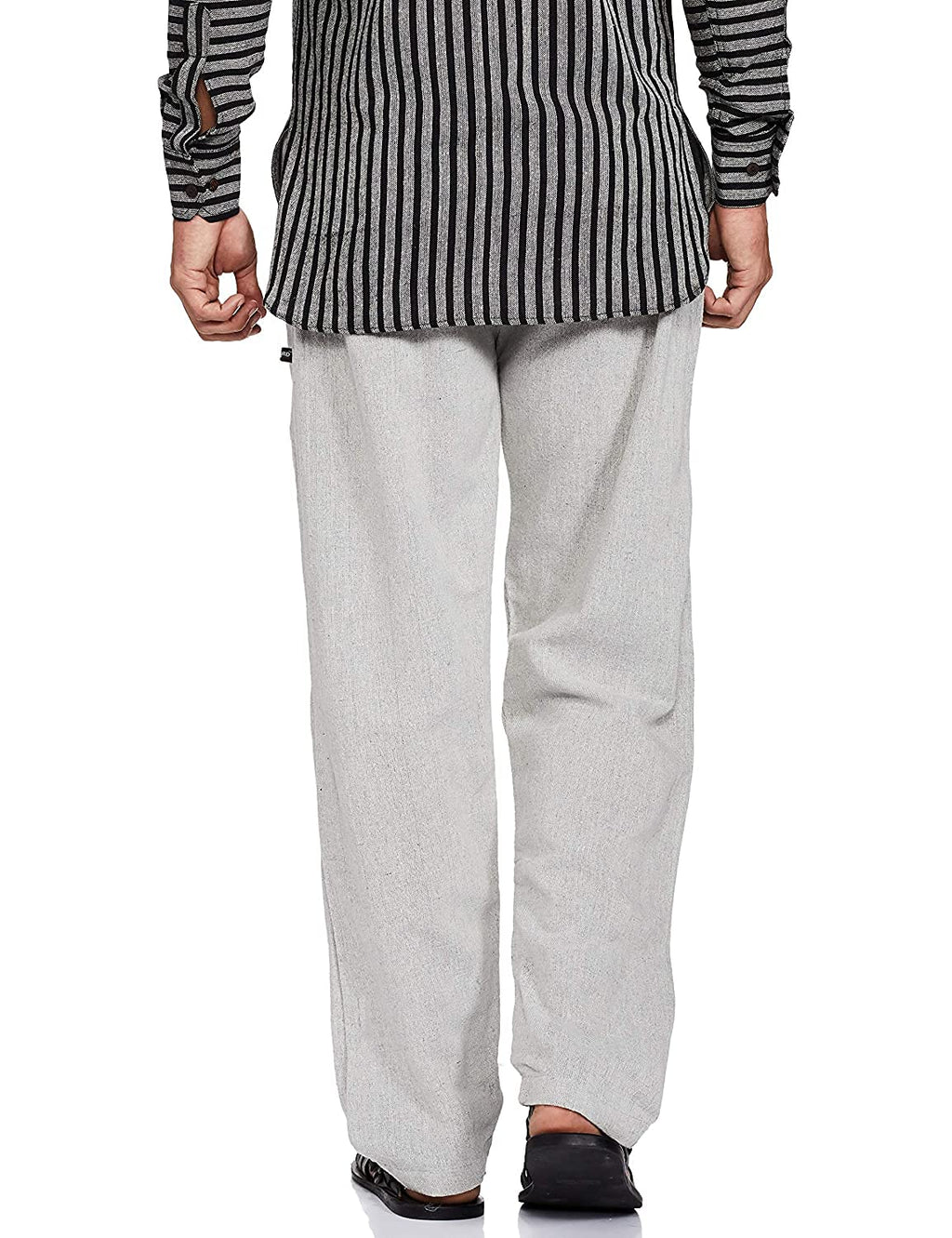 Digital Shopee Men'S Eco-Friendly Cotton Pyjama Pack Of 12Light Melange Grey | 32-40Inches