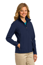 Port Authority Ladies Core Soft Shell Jacket XXL Dress Blue Navy
