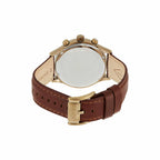 Fenmore Midsize Multifunction Brown Leather Watch