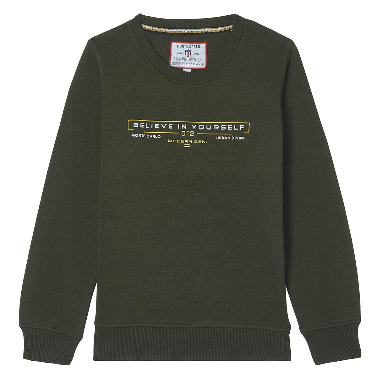 Monte Carlo Round Neck Sweatshirt for Boys 17-18