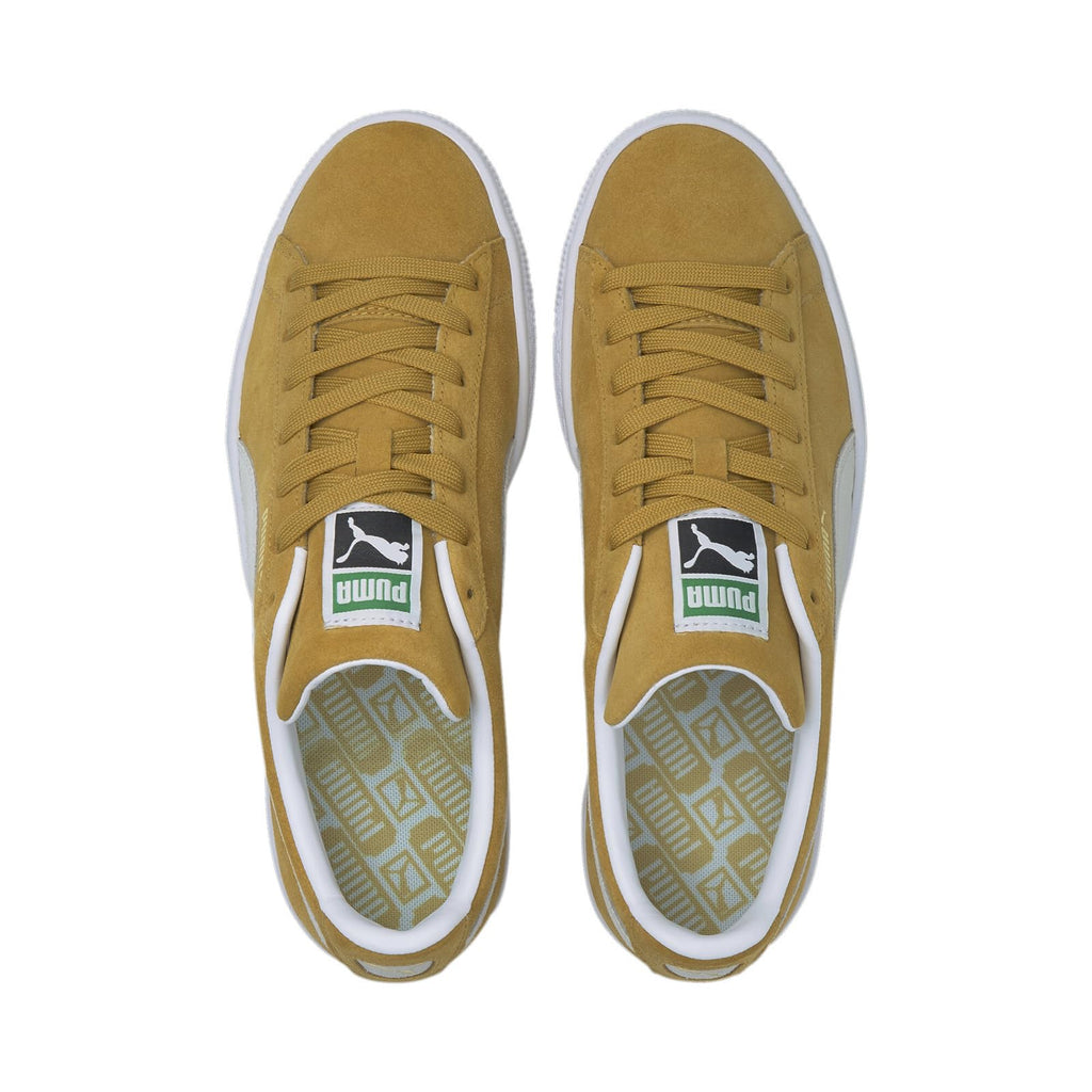 PUMA Suede Classic XXI Honey Mustard/Puma White 8 D (M)