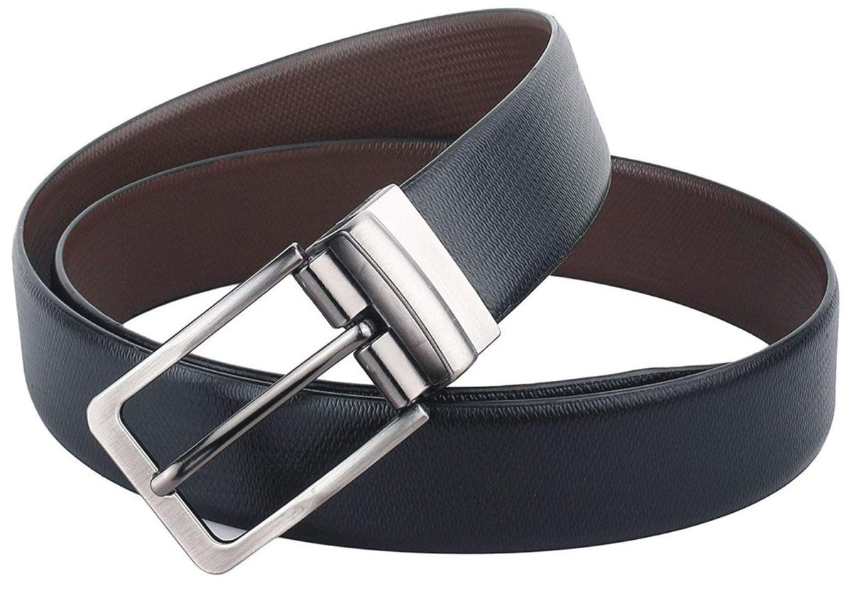 Craftwood Mens Genuine Leather Reversible Belt Black & Brown | Formal Belt 104 | 28 To 42 Sizes | 1 Year Warranty 36