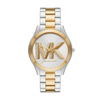 Michael Kors Slim Runway Three-Hand Two-Tone Stainless Steel Women's Watch (Model: MK4735)