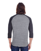 Unisex Triblend 34-Sleeve Raglan - cRM cRD BLK TRB - 3XL(D0102H7KcY2)