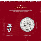 VOROCO Cat Charm for Bracelet 925 Sterling Silver Animal Series Cute Cat Charm for Bracelet Necklace Mother's Day Birthday Chris