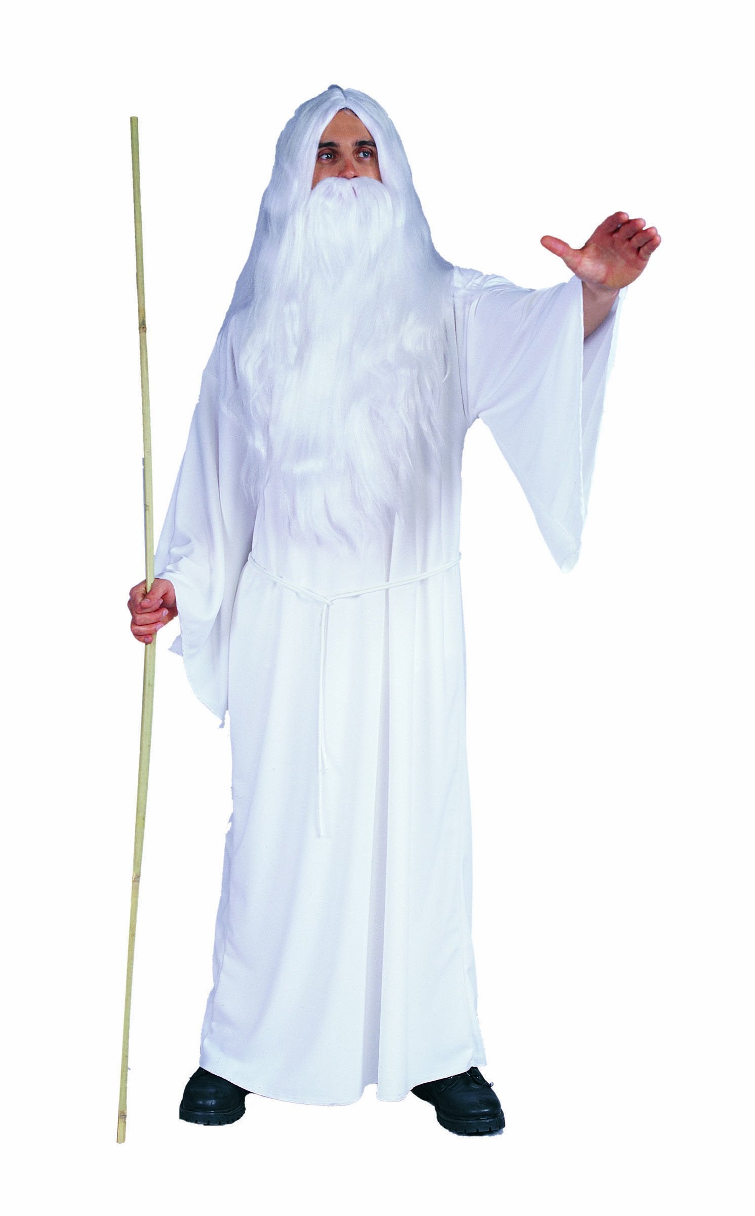 Men's White Wizard Costume O/S