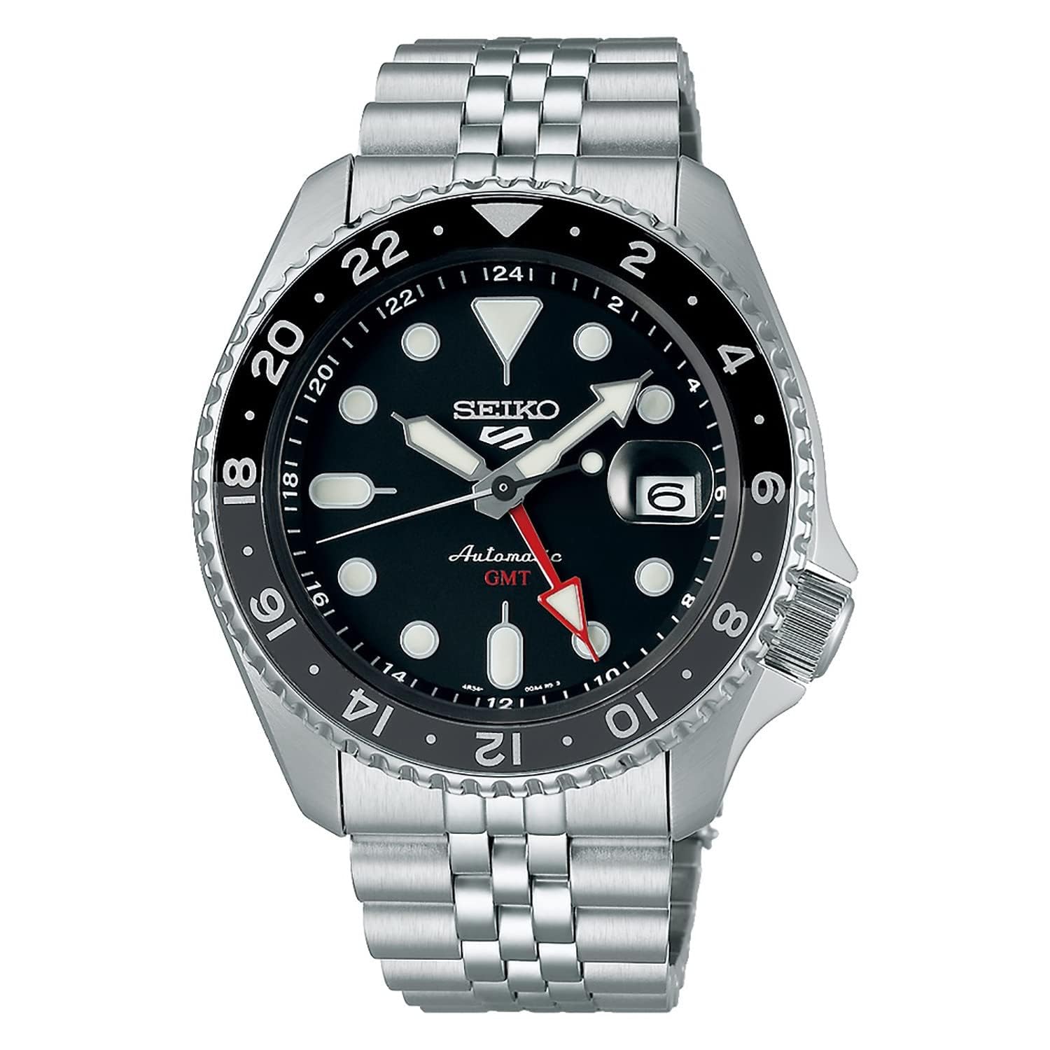 Seiko 5 Sports Black Grape GMT SKX Re-Interpretation Automatic SSK001 SSK001K1 SSK001K 100M Men's Watch