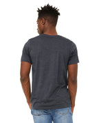 Unisex Sueded T-Shirt - HEATHER RED - XS(D0102H7KETX)