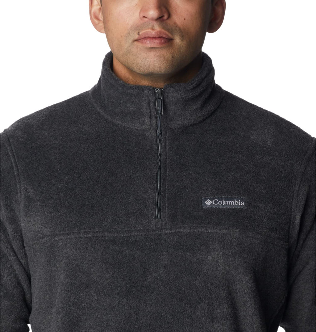 Columbia Men's Steens Mountain Half Zip Fleece, Charcoal Heather, XX-Large