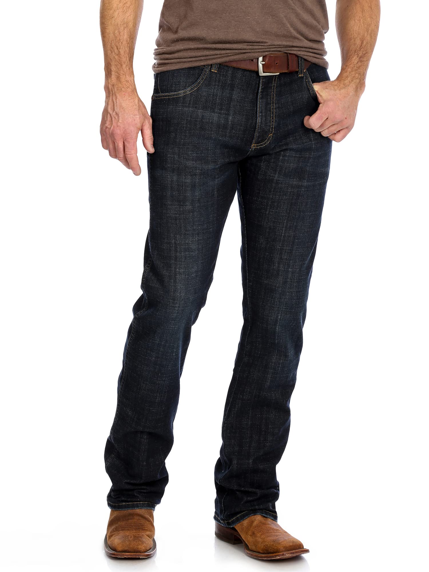 Wrangler Men's Retro Slim Fit Boot Cut Jean, Dax, 33W x 38L