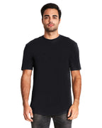 Mens cotton Long Body crew - BLAcK - S(D0102H7NEU2)