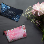 6 Pieces Makeup Bag Toiletry Pouch Waterproof Cosmetic Bag with Mandala Flowers Llama Sloth Unicorn Patterns, 6 Styles (Floral S
