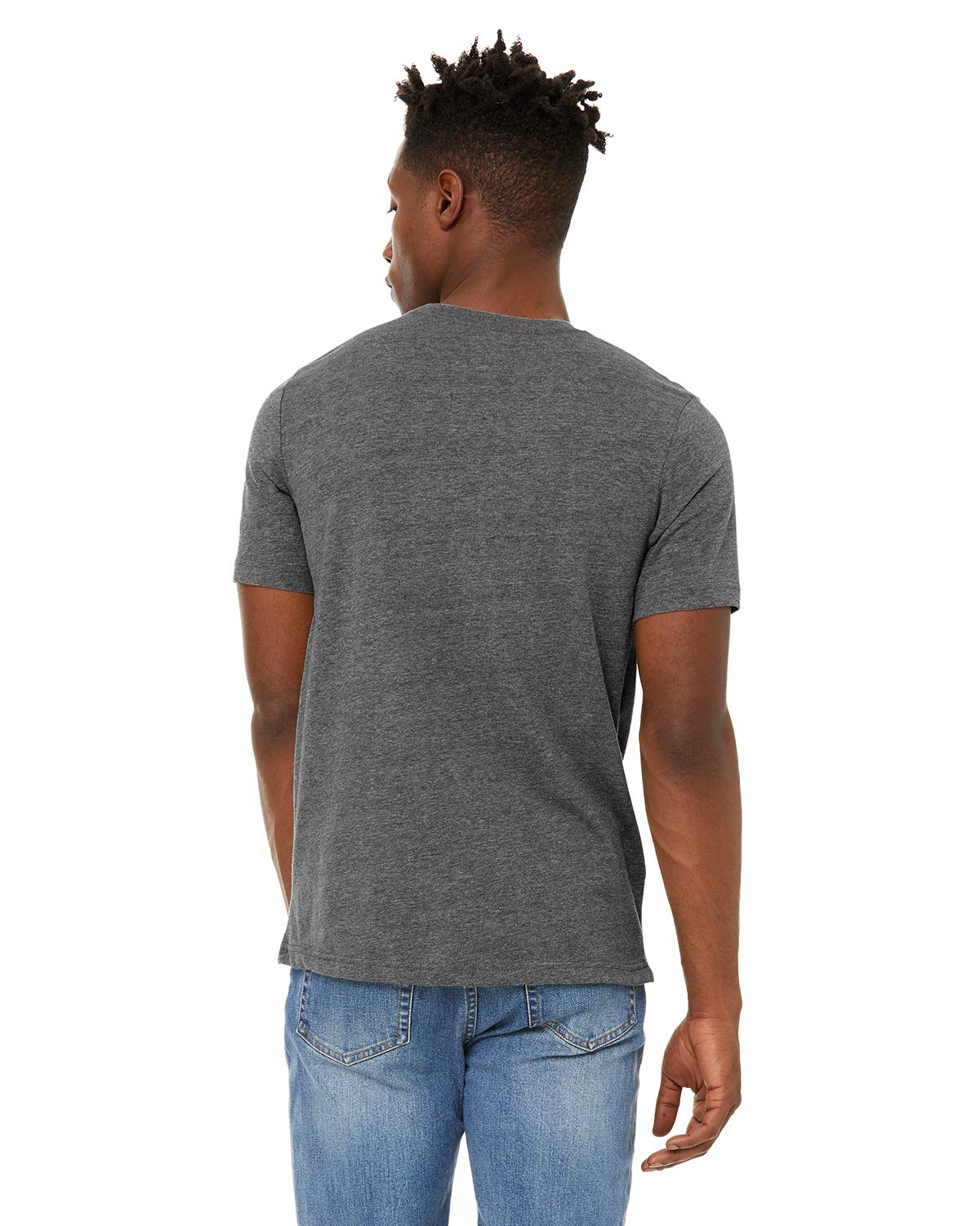 Unisex Sueded T-Shirt - HEATHER RED - XS(D0102H7KPTJ)