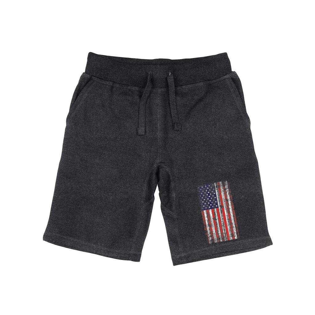 Graphic Shorts, Distressed Flag, HCH, L