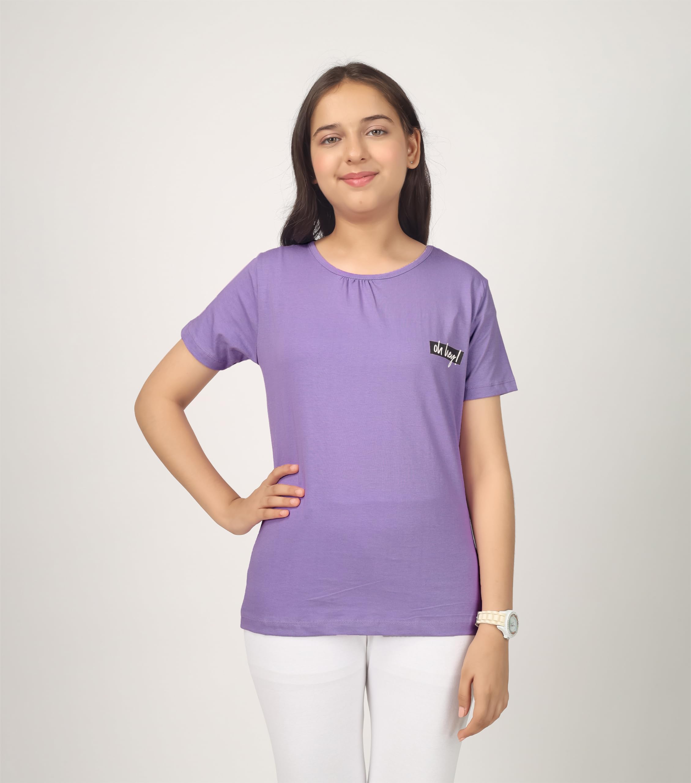KYDA KIDS Antibacterial Girls Cotton Tshirt