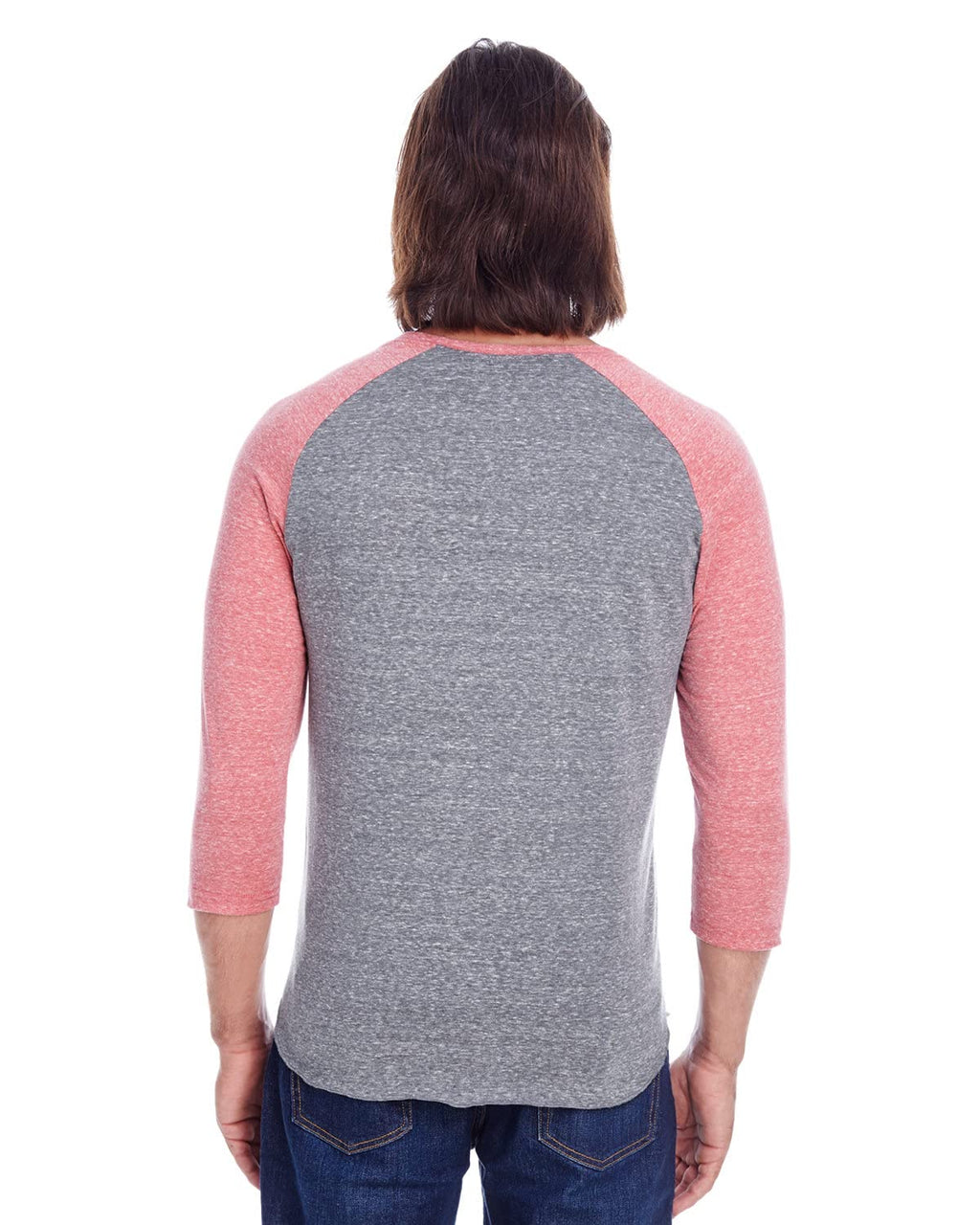 Unisex Triblend 34-Sleeve Raglan - cRM cRD BLK TRB - 3XL(D0102H7KcN8)
