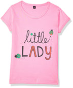 T2F Girls Cotton Regular Fit T-Shirt(Pack of 3)