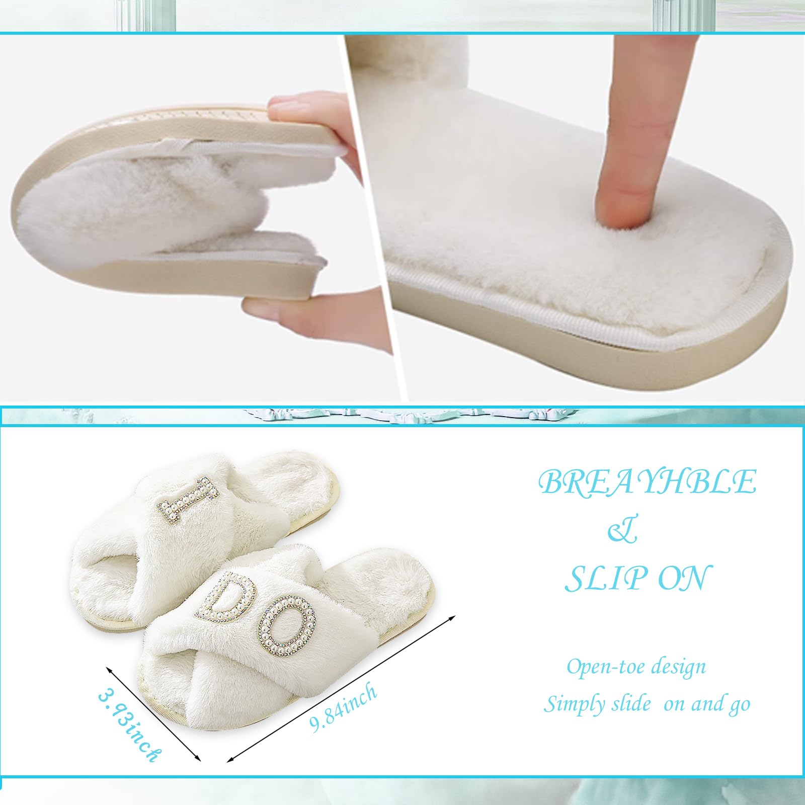 Bride to Be Gift Set, Bride Slippers, I Do Slippers, Bride Robe, Bride Hair Claw Bride Hair Clip, Bridal Wedding Robe, Wedding G