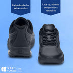 Shoes for Crews Men's Slip-Resistant Work Sneakers - Comfortable, Non-Slip Shoes for Men in Food Service, Healthcare, Retail, Ma