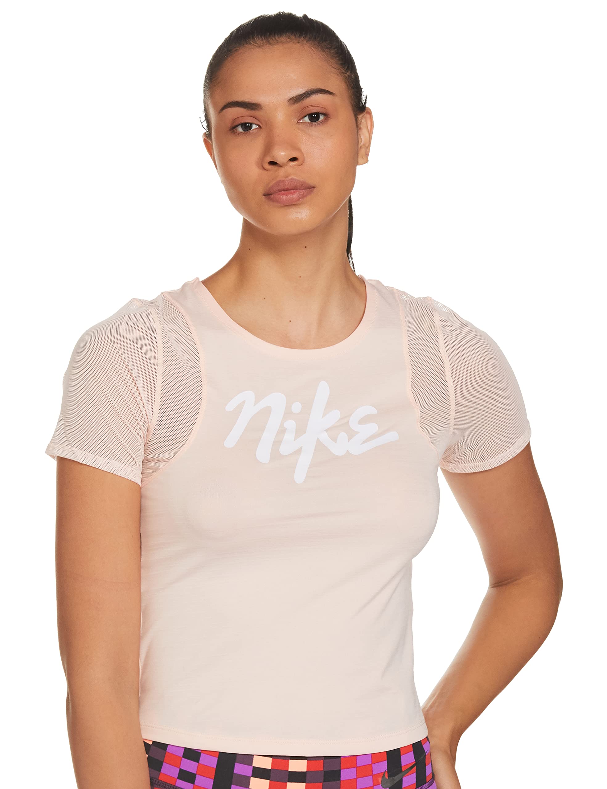 Nike Regular Short Sleeve Top Women Novelty T-Shirts