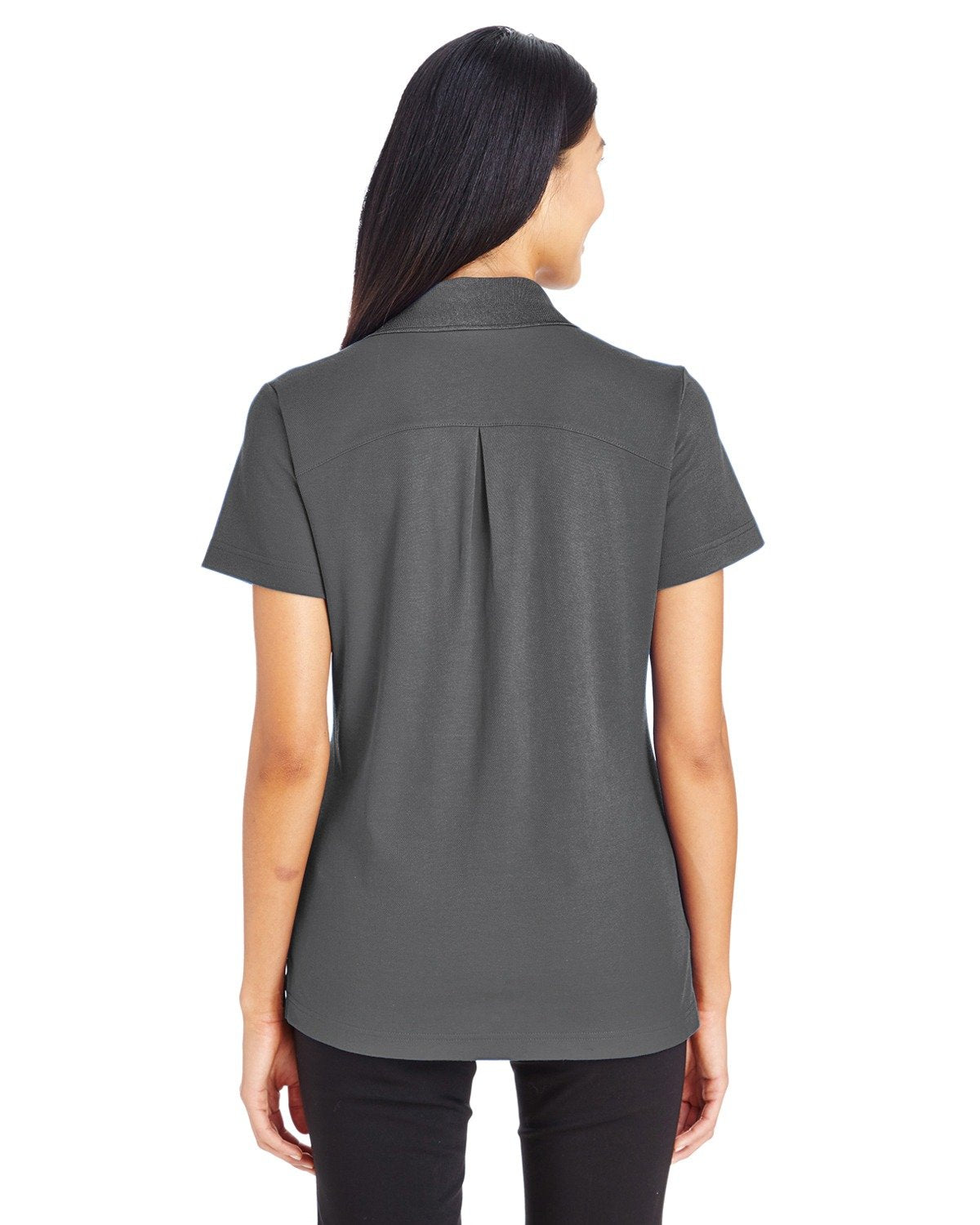 crownLux Performanceadies Plaited Polo - gRAPHITE - XS(D0102H7N9DP)