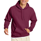 Unisex Ecosmart 5050 Pullover Hooded Sweatshirt - WHITE - S(D0102H7D722)