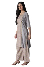 Aurelia Womens Viscose Kurta-Straight Palazzo