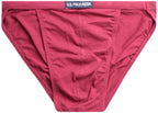 U.S. Polo Assn. Men's Underwear - 12 Pack Low Rise String Bikini Briefs (S-XL), Size Large, RedBlueHeather GreyMagenta