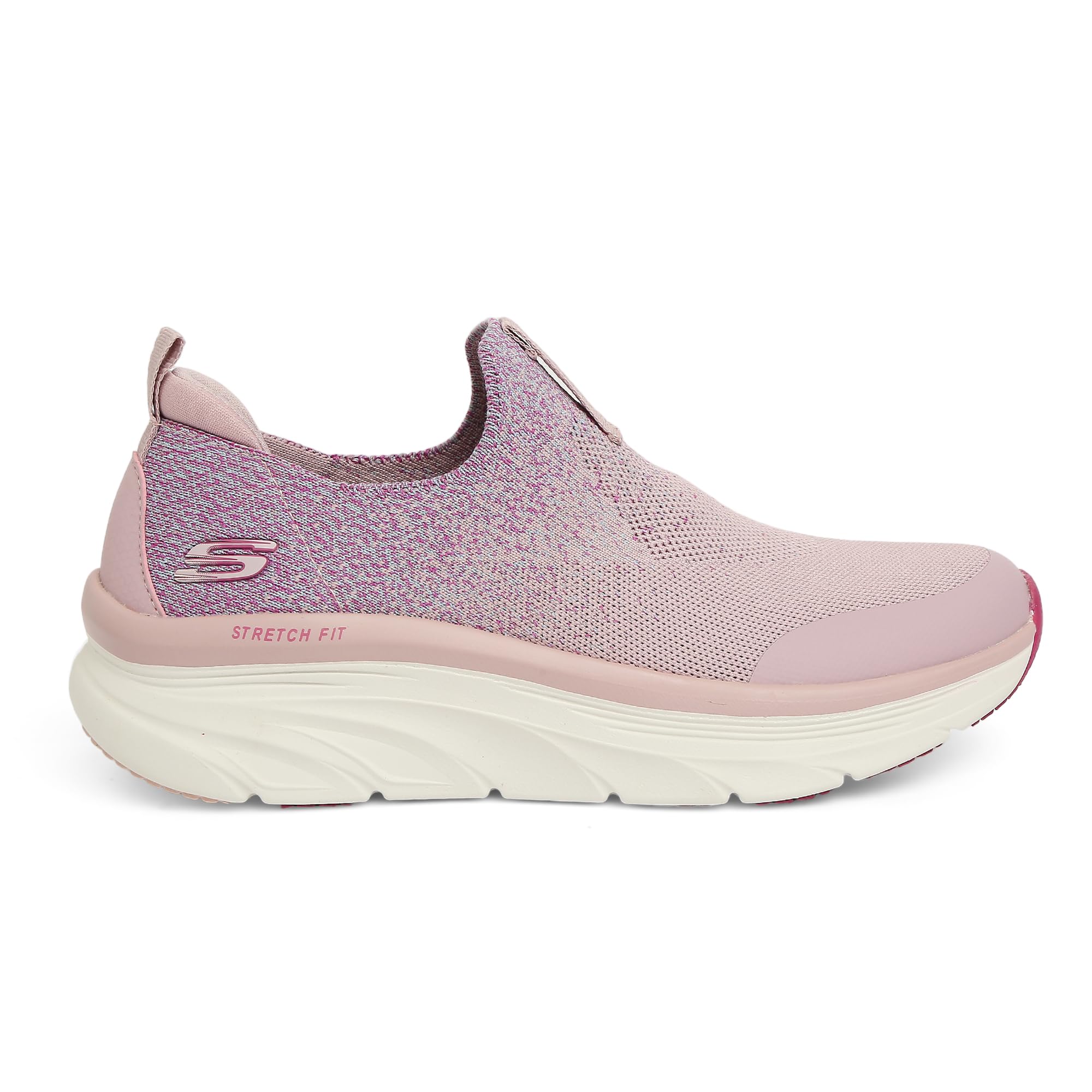 Skechers Women DLux Walker Wrap Party Slip-On Casual Shoes