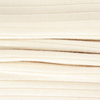 GEMBERA Women's Deep V Neck Long Sleeve Bodysuit Ribbed Knit Bodycon Thong Bodysuit Tops White Cream S