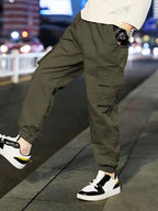 TAGAS Cargo for Boy| Boys Joggers| Cotton Pant |Boys cargotrouser| Grey