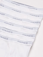 Hanes Men's 6-Pack FreshIQ Tagless Cotton Brief, White, Large