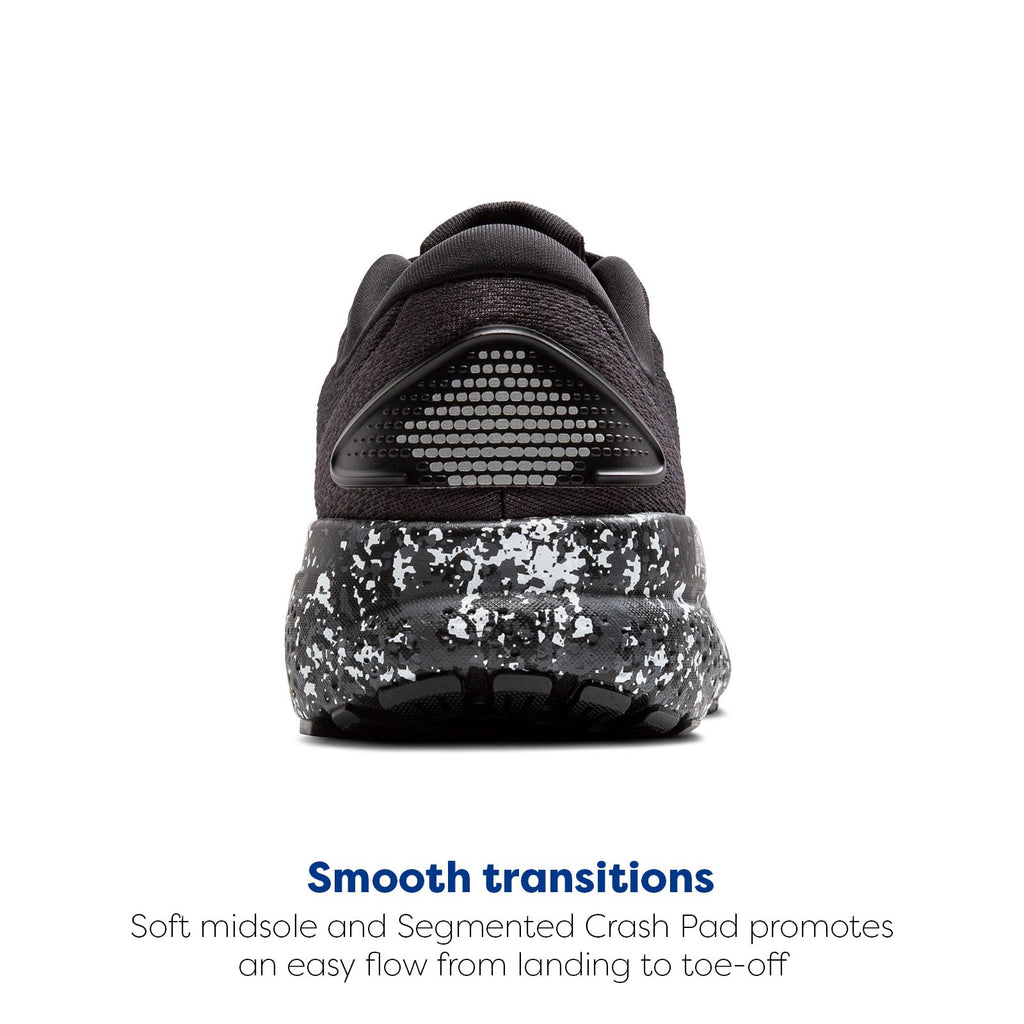 Brooks Mens Ghost 16 Neutral Running Shoe - Black/Iron/Lava - 12.5 Medium