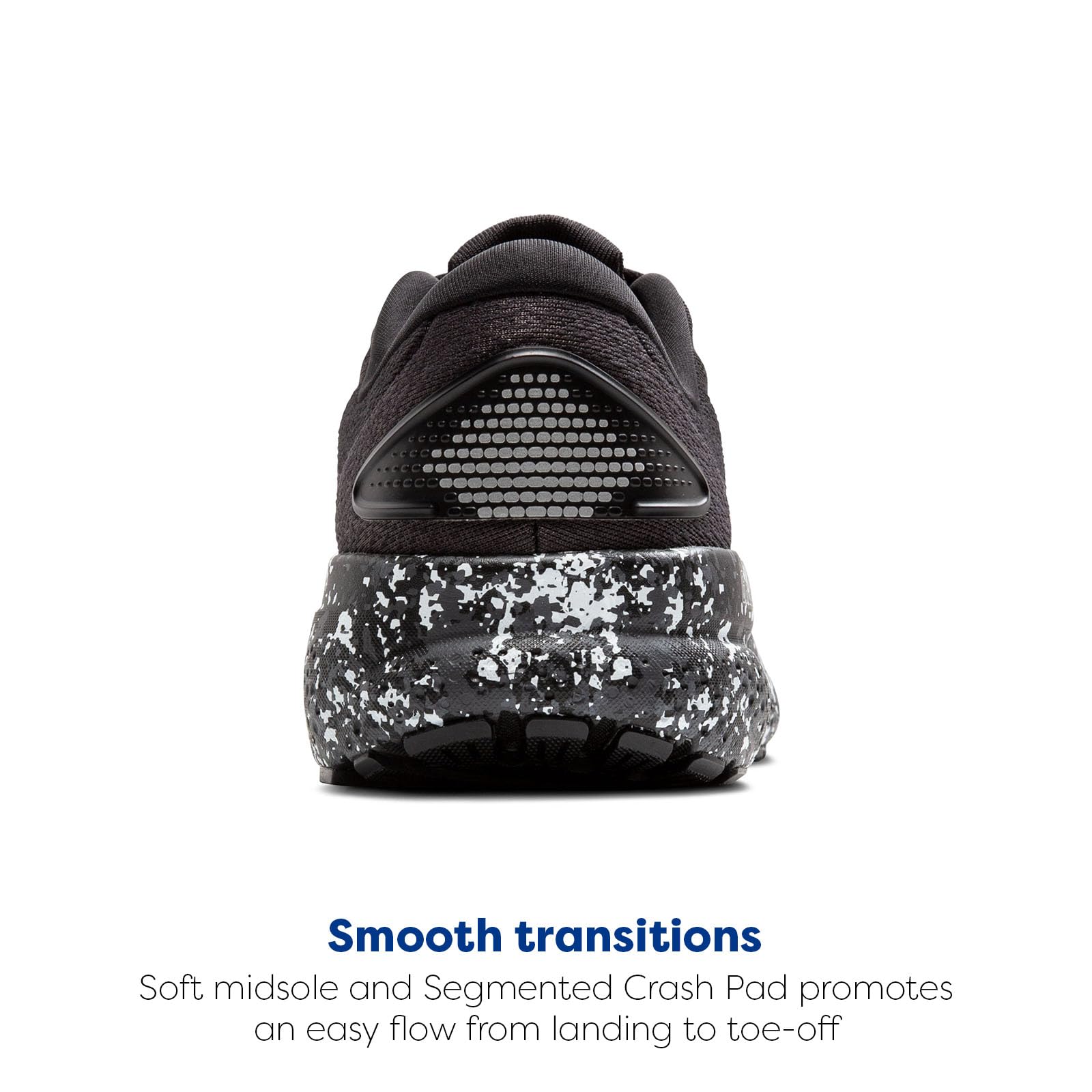 Brooks Mens Ghost 16 Neutral Running Shoe - Black/Iron/Lava - 12.5 Medium