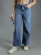 High Star WomenS Regular Jeans (Hswjns2401_Ig2_Blue_5