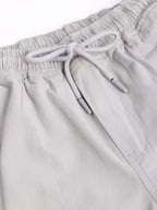 Dennis Lingo Solid Cotton Mens Casual Drawstring Joggers, Straight Fit, Mid Rise, Stretchable Ankle Length Athletic Track Pants