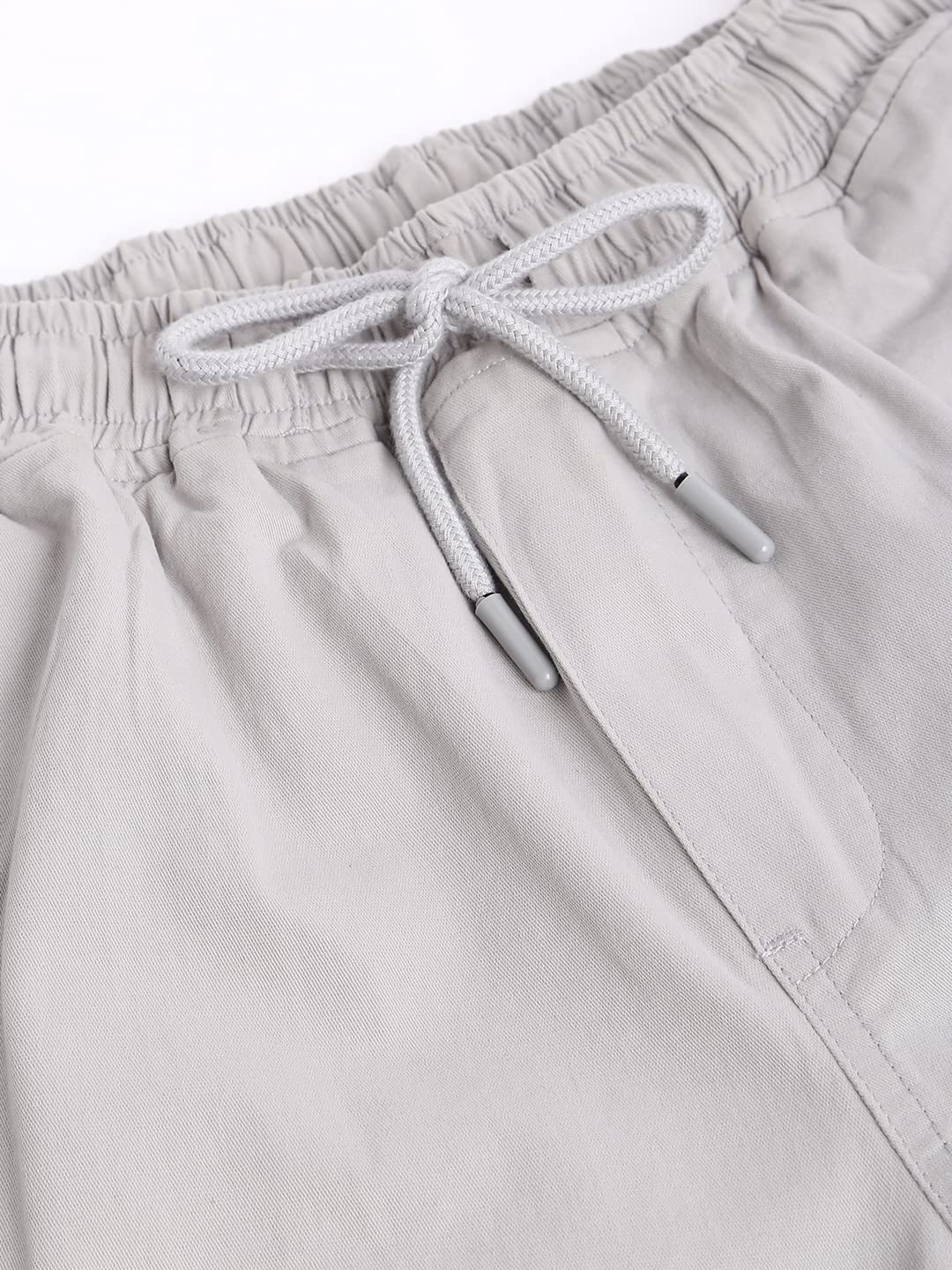 Dennis Lingo Solid Cotton Mens Casual Drawstring Joggers, Straight Fit, Mid Rise, Stretchable Ankle Length Athletic Track Pants