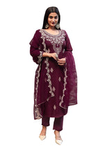 Womanista Women'S Viscose Rayon (Kurtaset_1208_Burgundy_Xl)