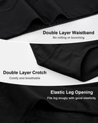 OUENZ Tummy Control Underwear Cotton High Waisted Panties Soft Breathable Full Coverage Ladies Postpartum Briefs Multi Pack