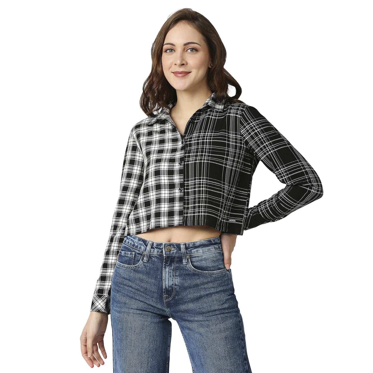 Pepe Jeans WomenS Regular Fit Checked Shirts