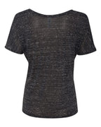 Ladies Slouchy T-Shirt - WHITE MARBLE - S(D0102H7W5K2)
