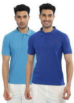 Force NXT SuperCombedCotton Men Solid Polo Neck TShirt 2