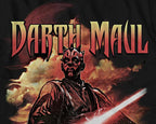 STAR WARS Darth Maul Dark Zabrak Sith Jedi T-Shirt(Black,SM)