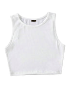Toochki Top for Women | Lycra Top for Women | Crop Top for Women | White Top for Womens | Short Top for Women | Western Top for 