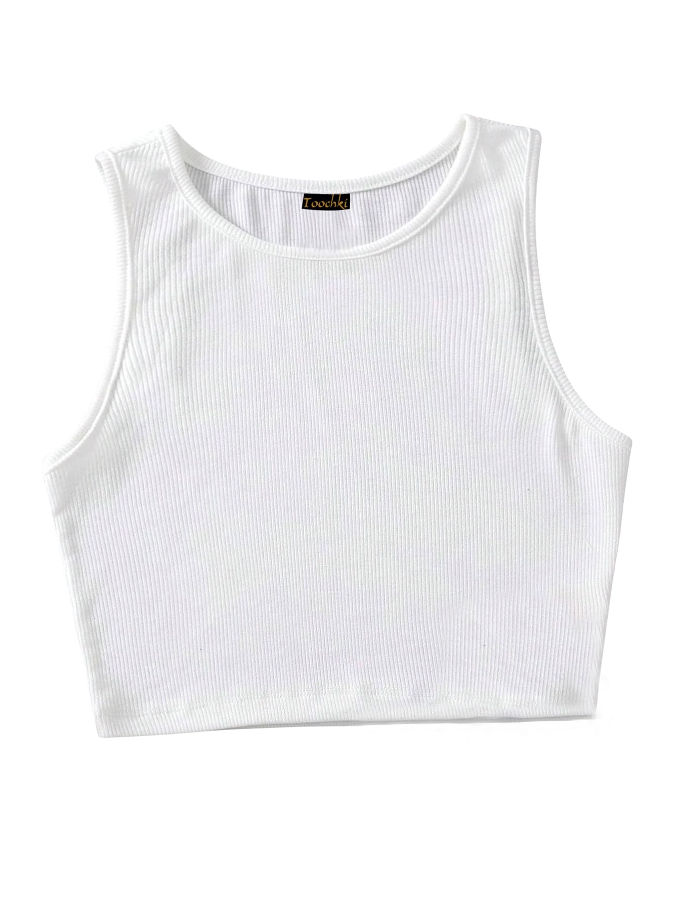Toochki Top for Women | Lycra Top for Women | Crop Top for Women | White Top for Womens | Short Top for Women | Western Top for 