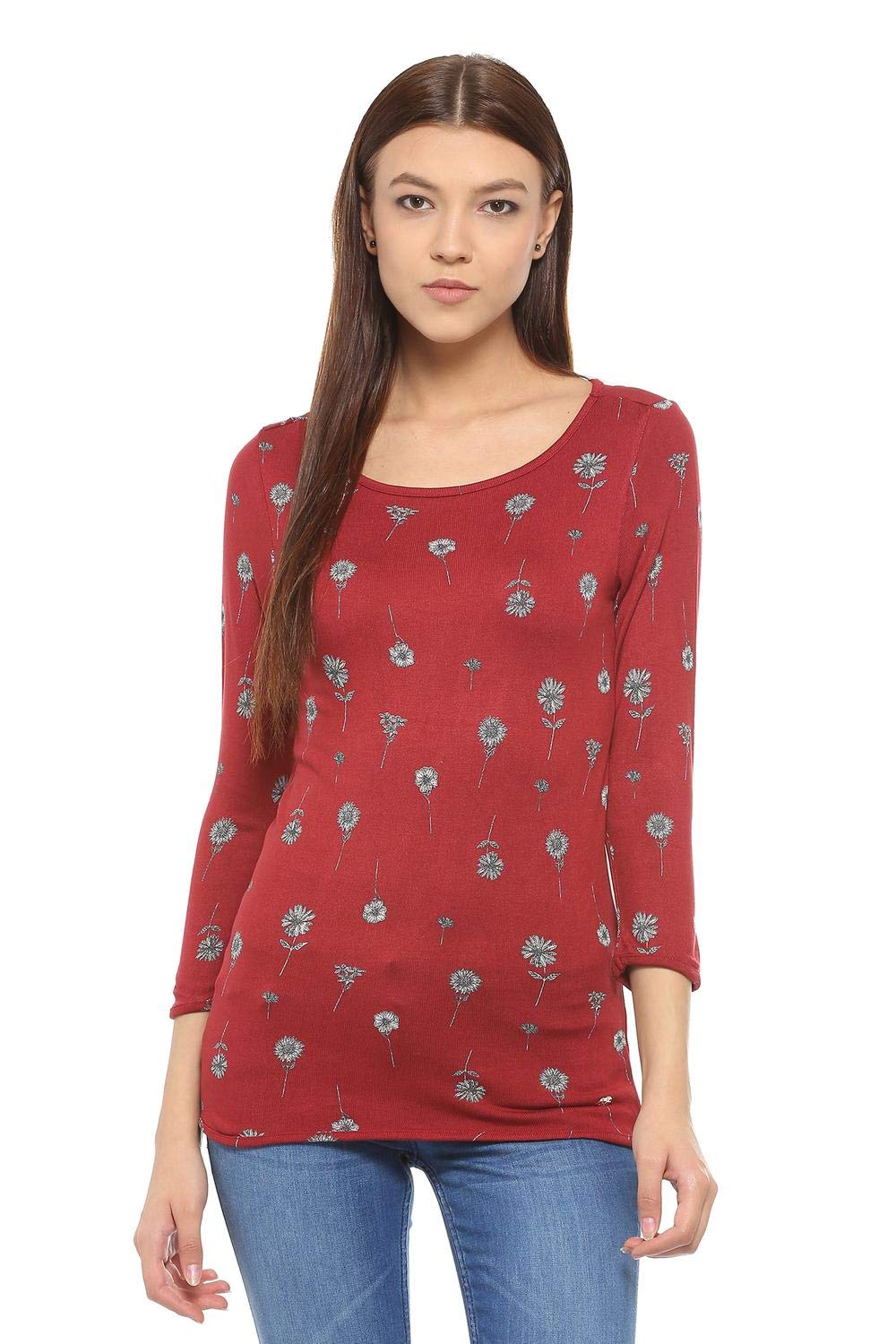 Allen Solly Women Regular Fit Striped Top