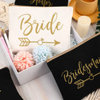 8 Pieces Bridesmaids Wedding Bridal Makeup Bag Cosmetic Canvas Bag Matron of Honor Print Cosmetic Bag for Women Brides Bridesmai