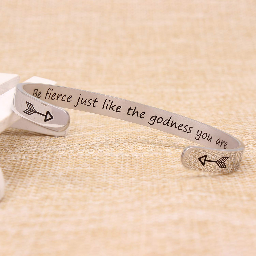 Btysun Bracelets for Women Inspirational Gifts for Teenage Best Friend Bracelets Women Gifts for Christmas Mantra Quotes Engrave