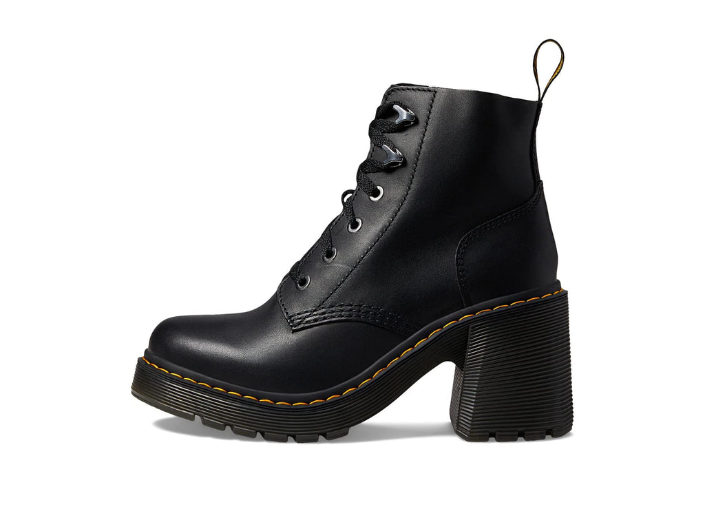 Dr. Martens Women's Jesy 6 Tie Boot Fashion, Black Sendal, 7